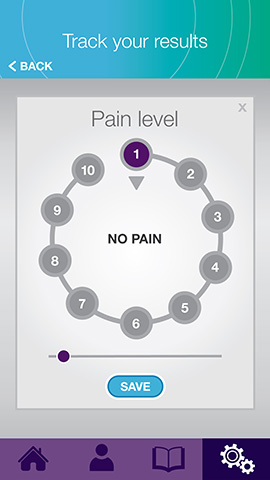 Track your pain scale