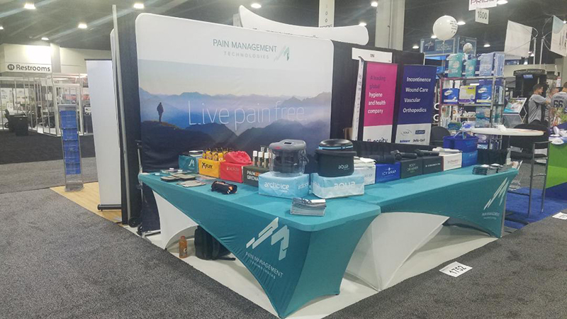 Pain Management Tech exhibits at the 2019 Medtrade show.